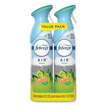 FEBREZE AIR, Gain Original, 8.8 oz Aerosol, PK2 97810PK